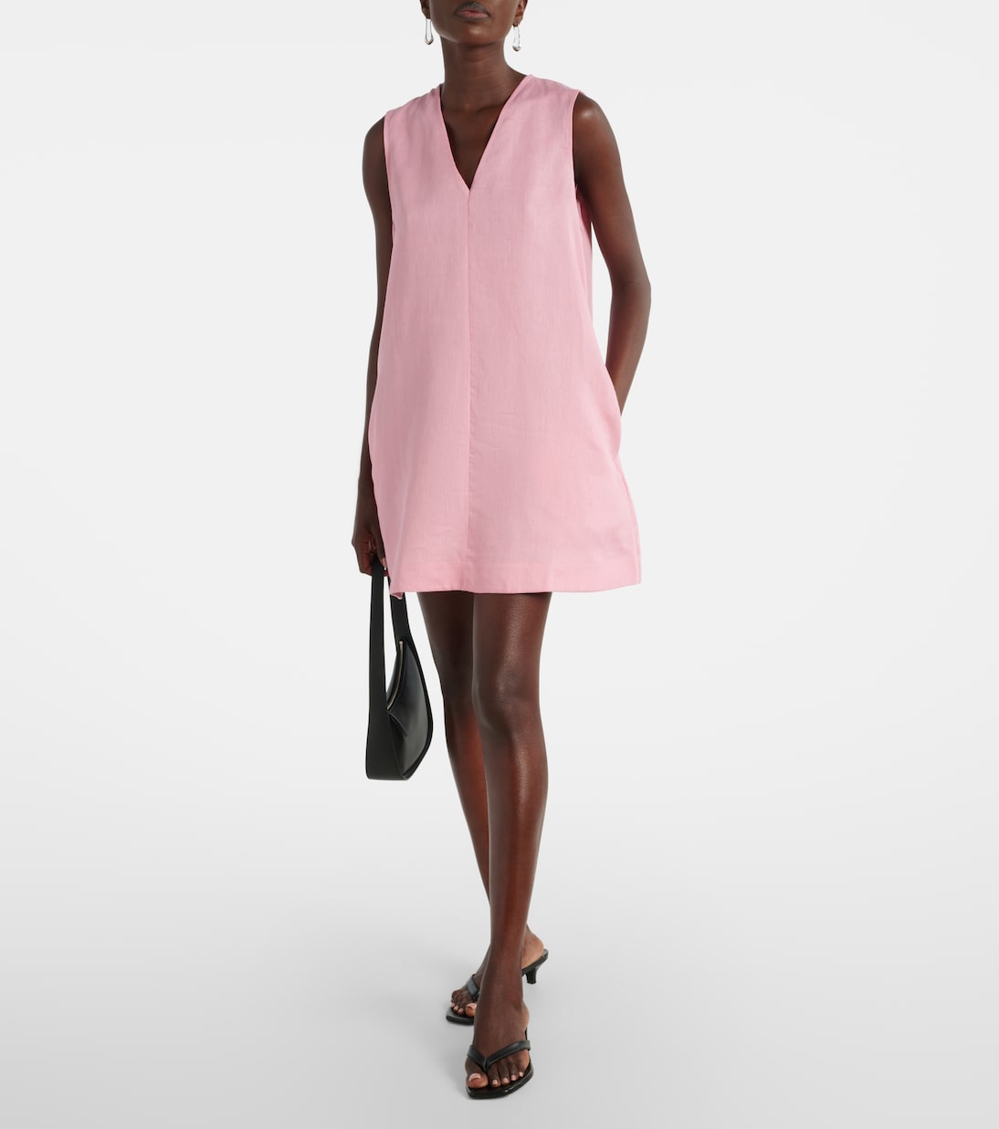 Derya linen minidress | Asceno