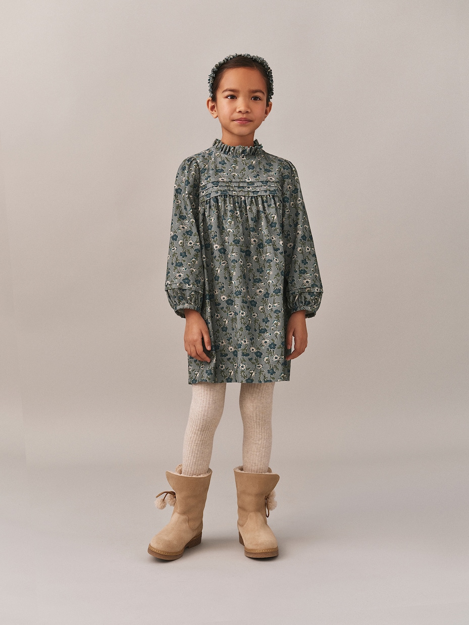 Robe Topaz en coton à fleurs | Bonpoint
