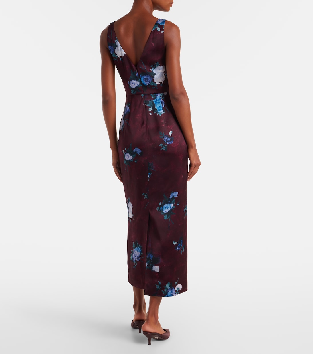 Floral duchesse cocktail dress | Erdem