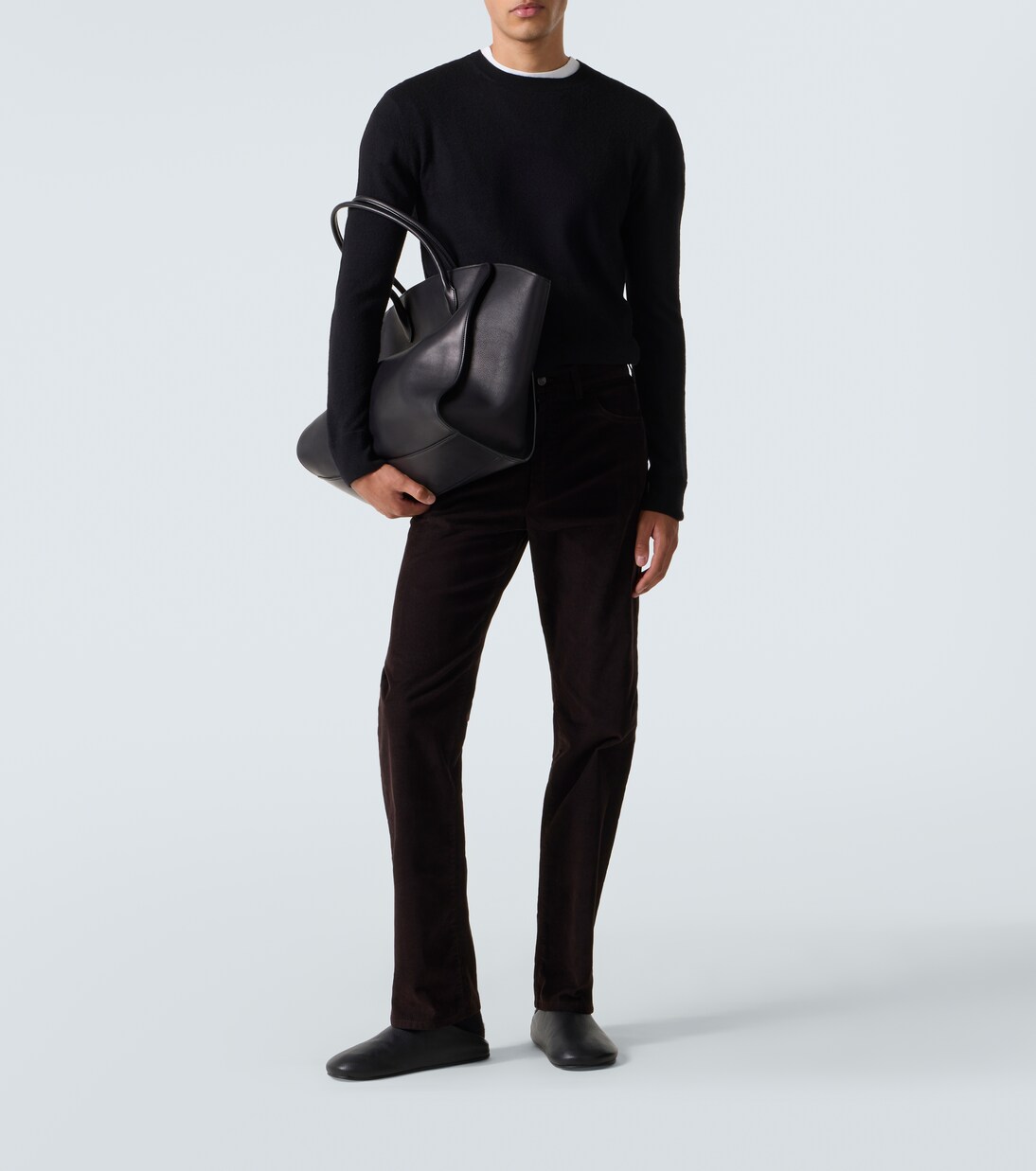 Hudson leather mules | The Row