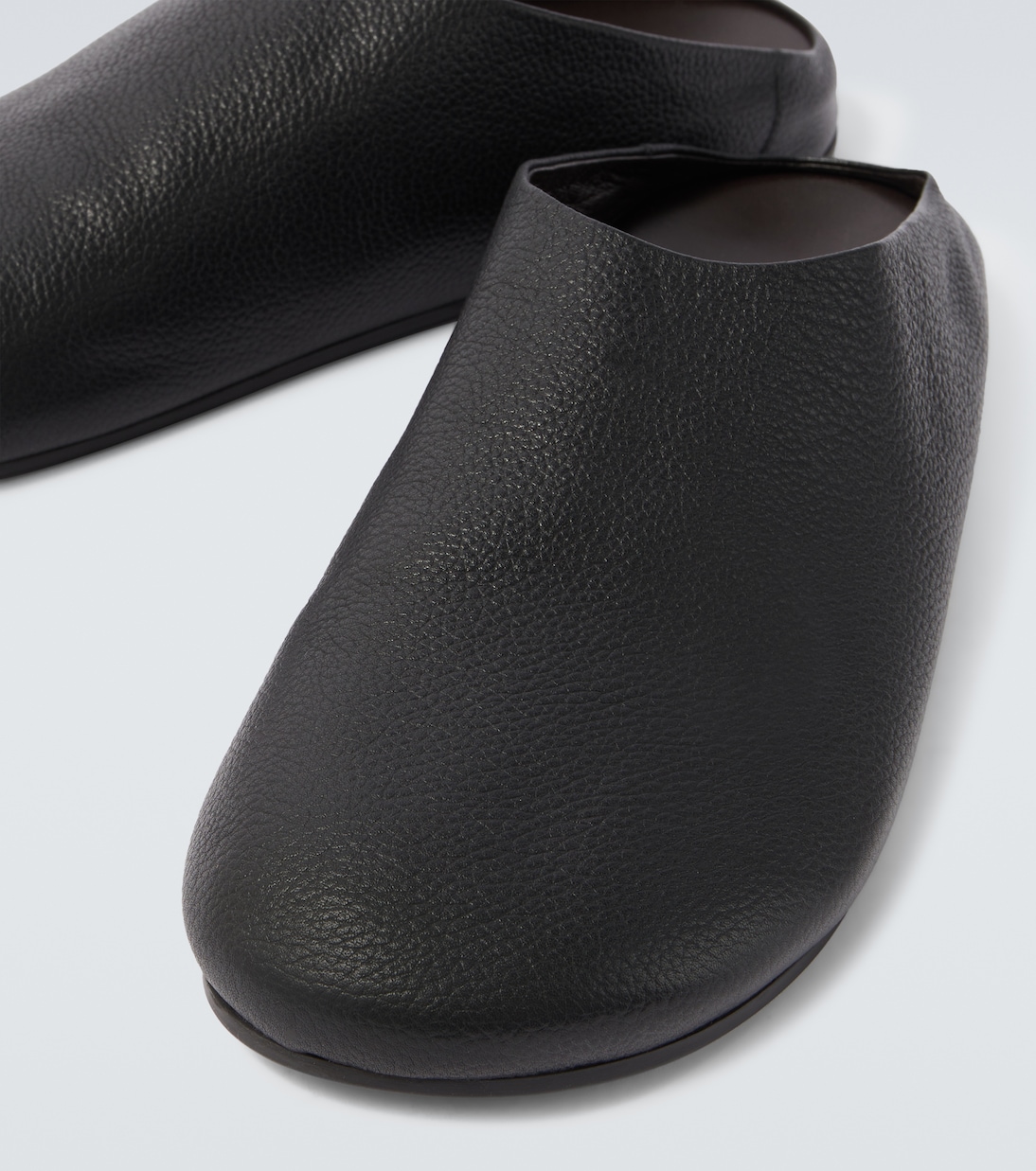 Hudson leather mules | The Row