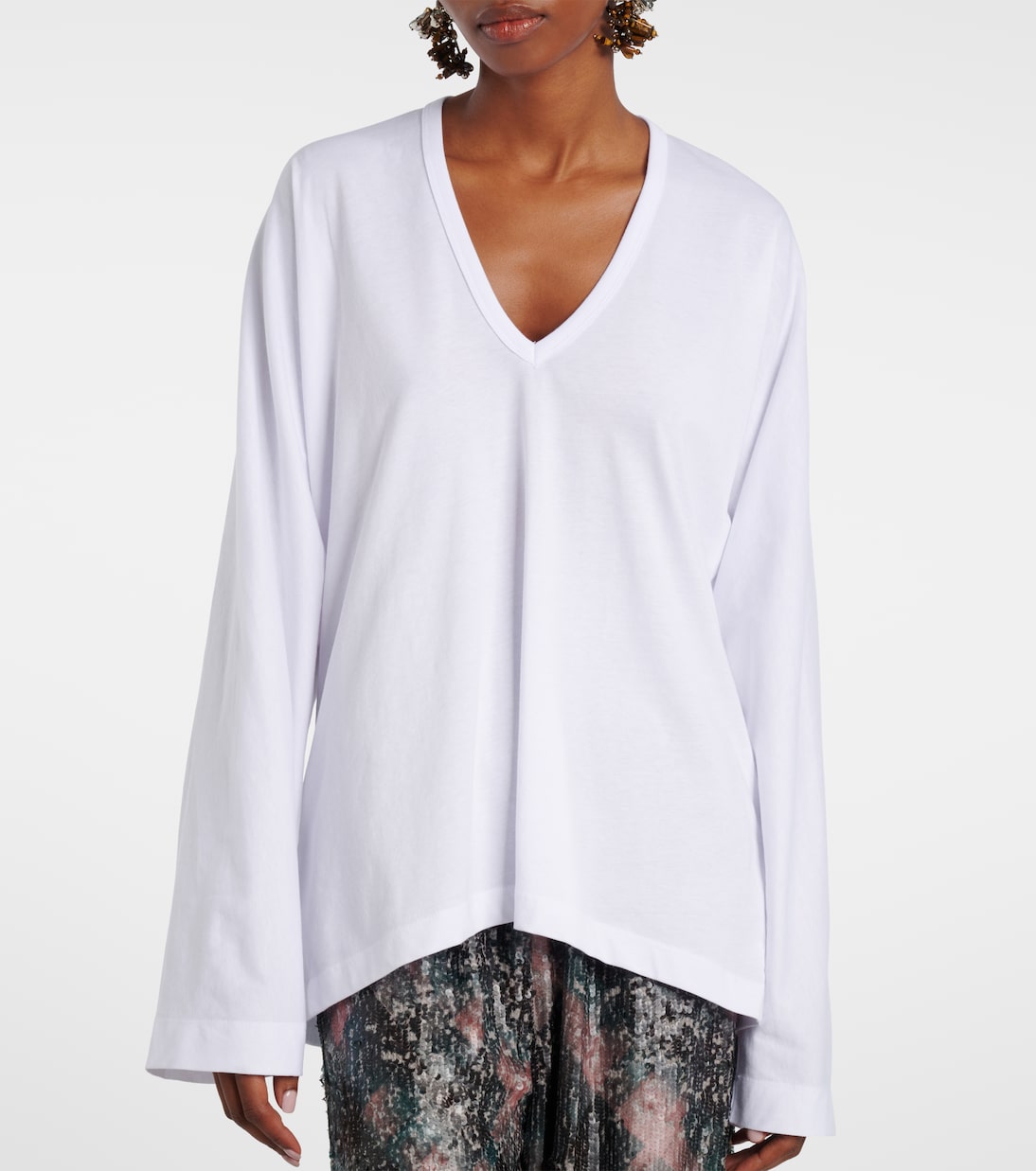 Top aus Baumwoll-Jersey | Dries Van Noten