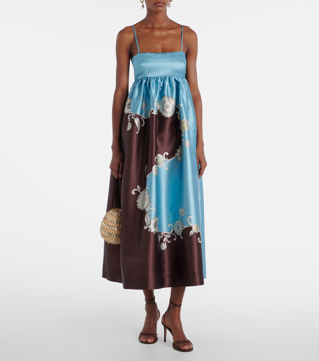 Robe longue Gia imprimée | Alémais