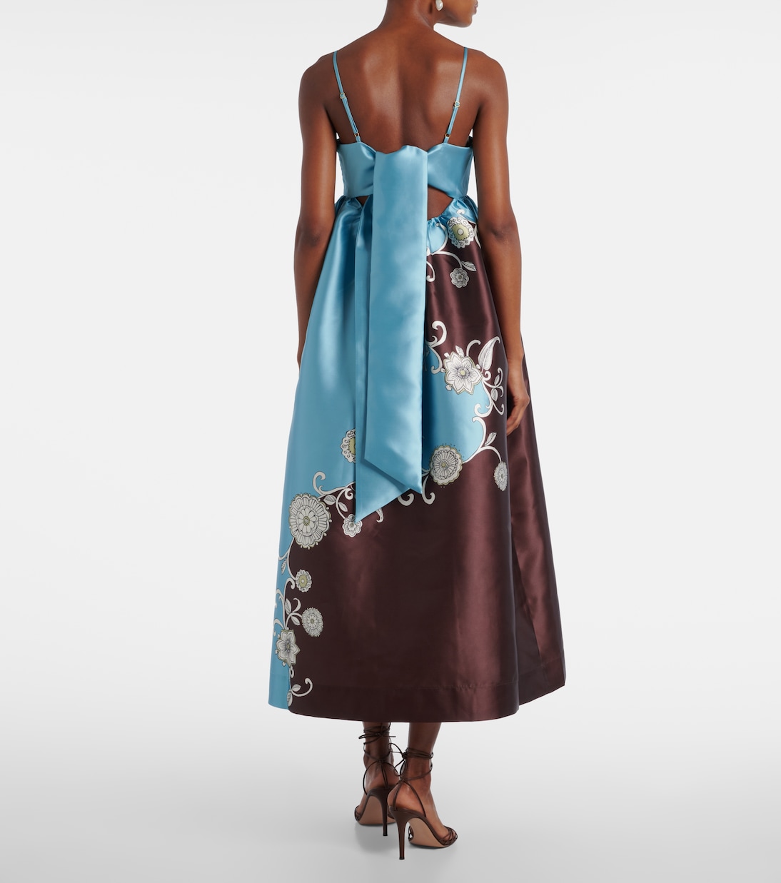 Robe longue Gia imprimée | Alémais
