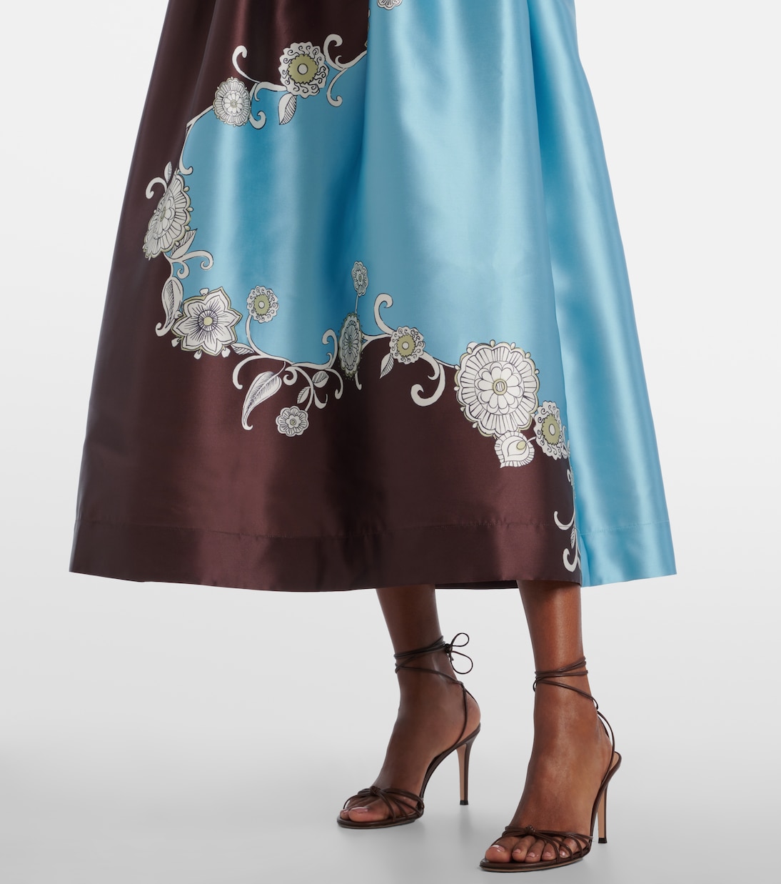 Robe longue Gia imprimée | Alémais