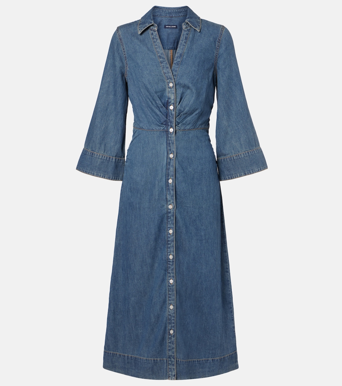Haydon denim shirt dress | Veronica Beard