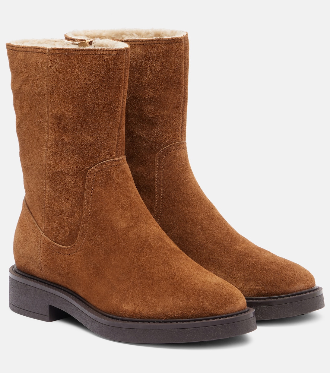 Creswell suede mid-calf boots | Veronica Beard