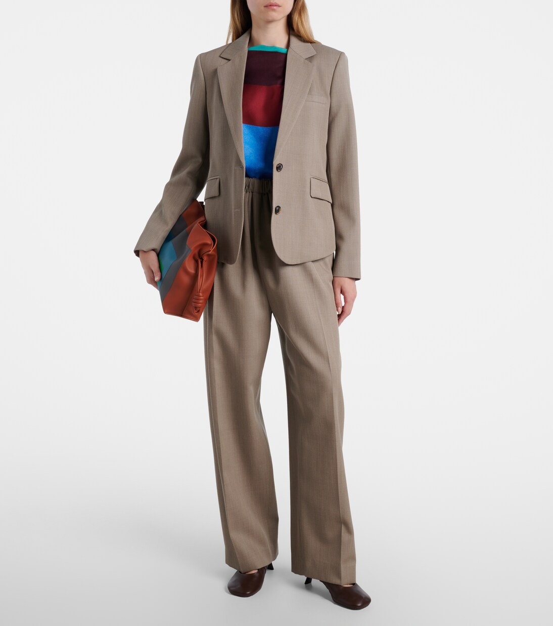 Gathered wool blazer | Loewe