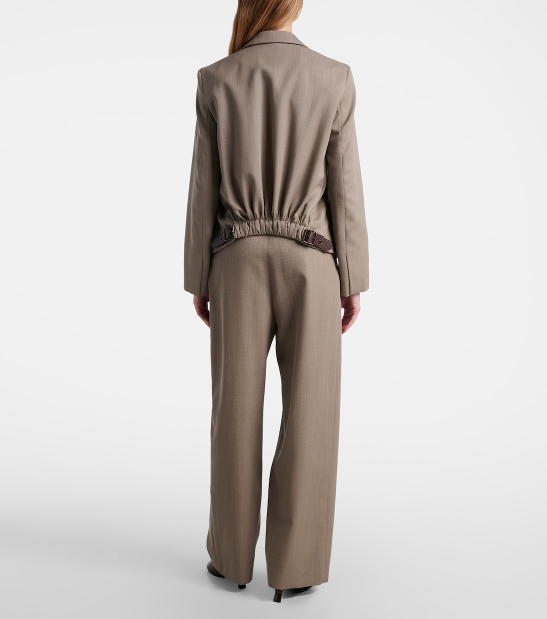 Gathered wool blazer | Loewe