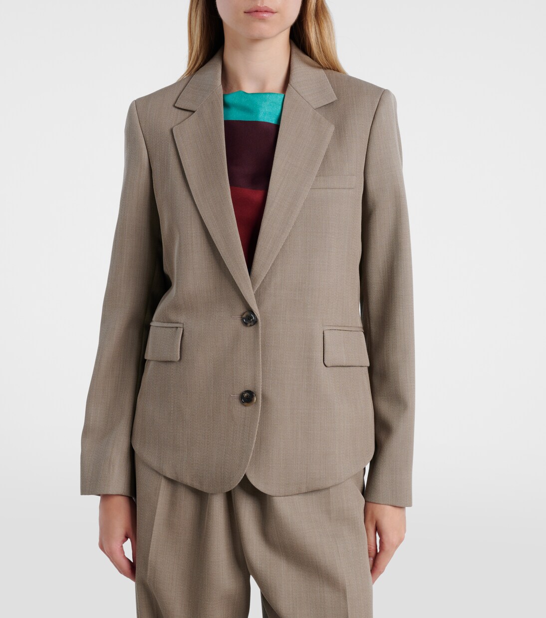 Gathered wool blazer | Loewe