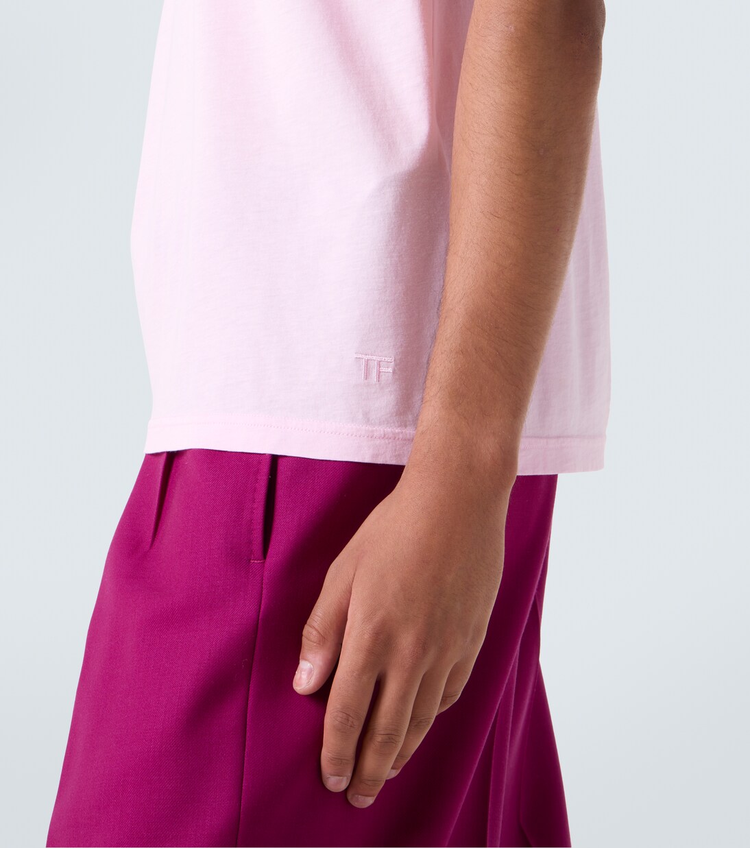 Camiseta de jersey de algodón y seda | Tom Ford