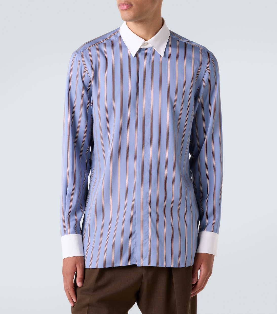 Striped silk shirt | Tom Ford