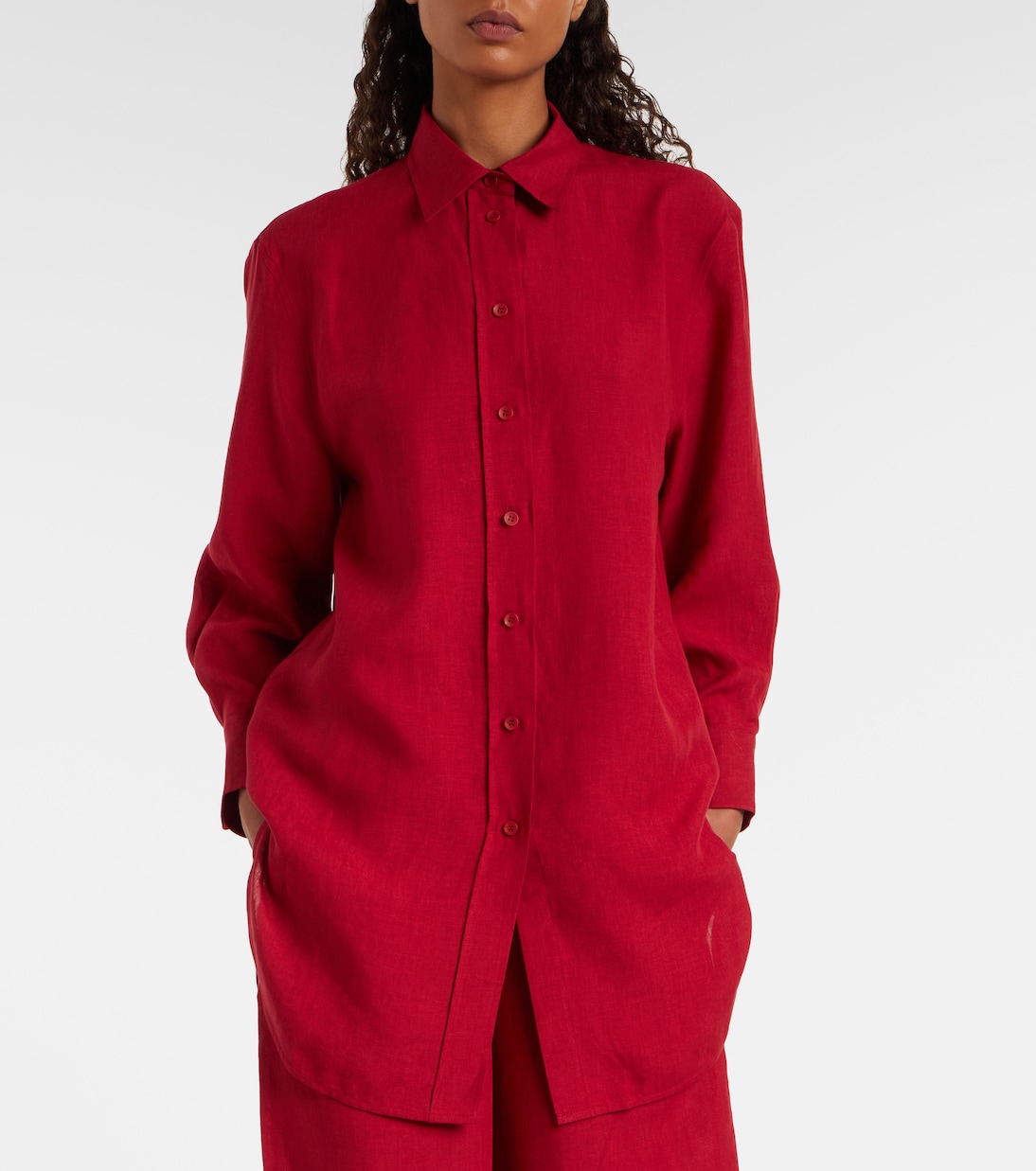 Camisa Mignonette de lino oversized  | Eres