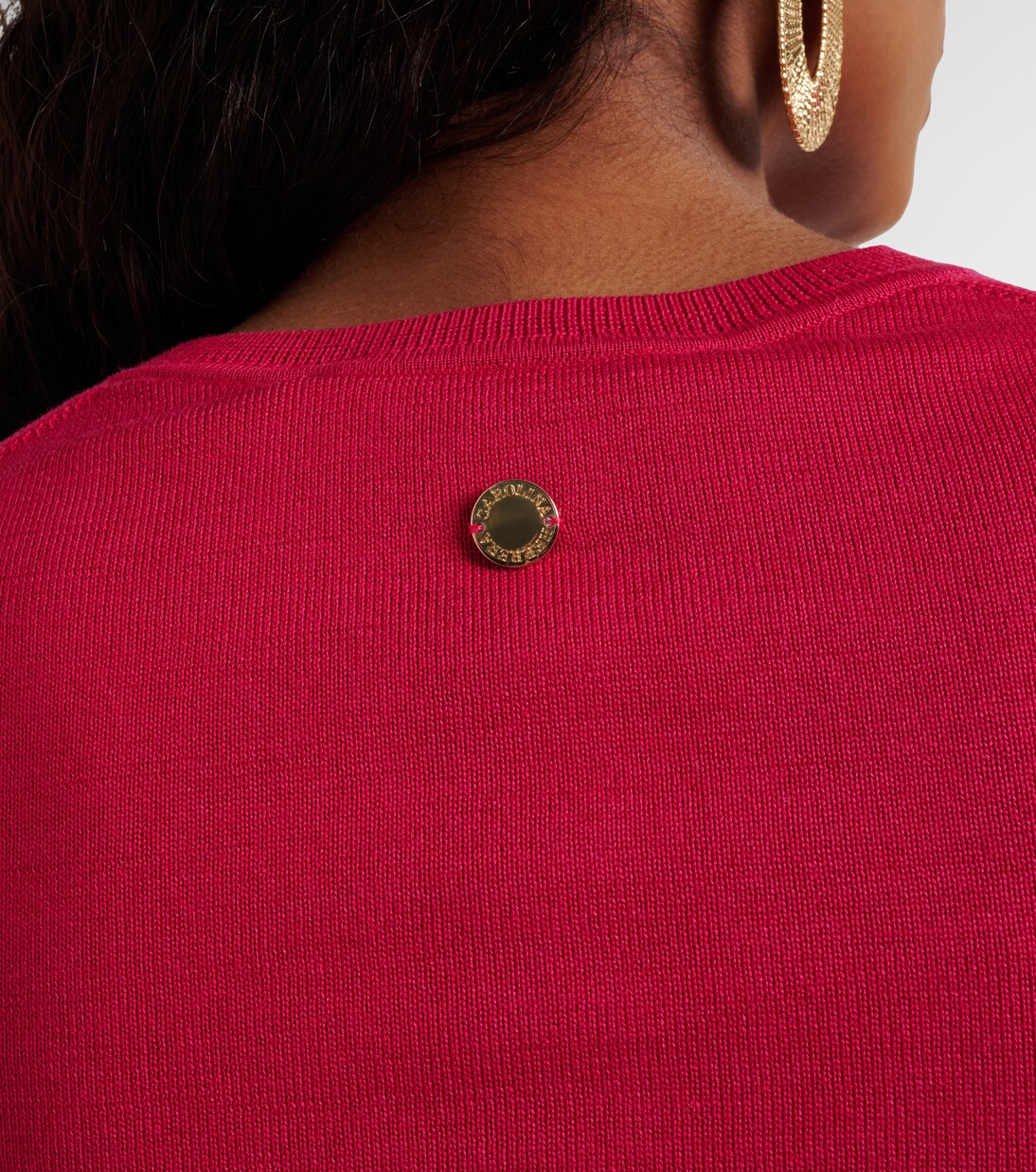 Cropped-Cardigan aus Seide und Baumwolle | Carolina Herrera