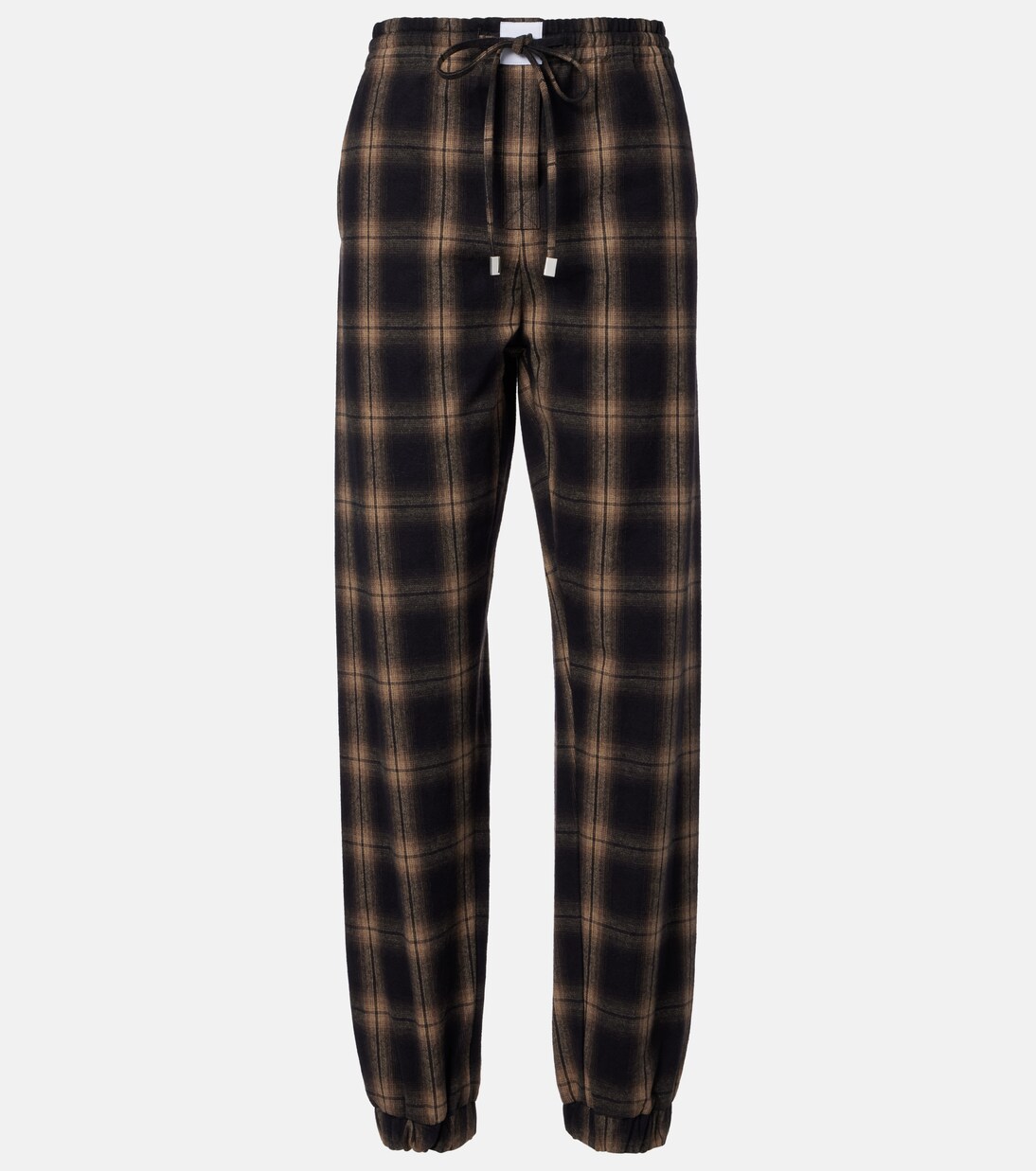 Checked cotton sweatpants | The Attico