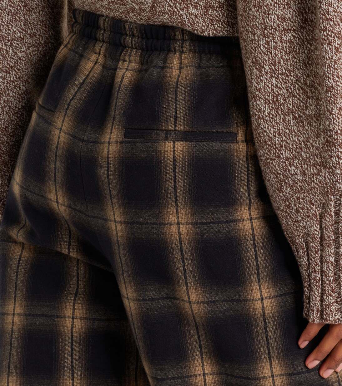 Checked cotton sweatpants | The Attico