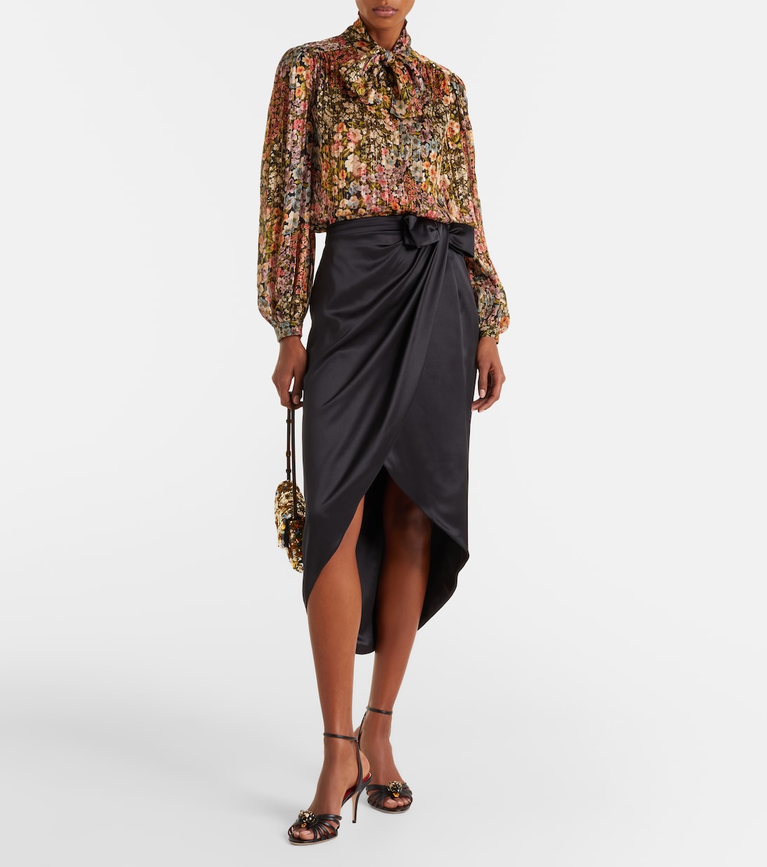 Floral silk blouse  | Valentino