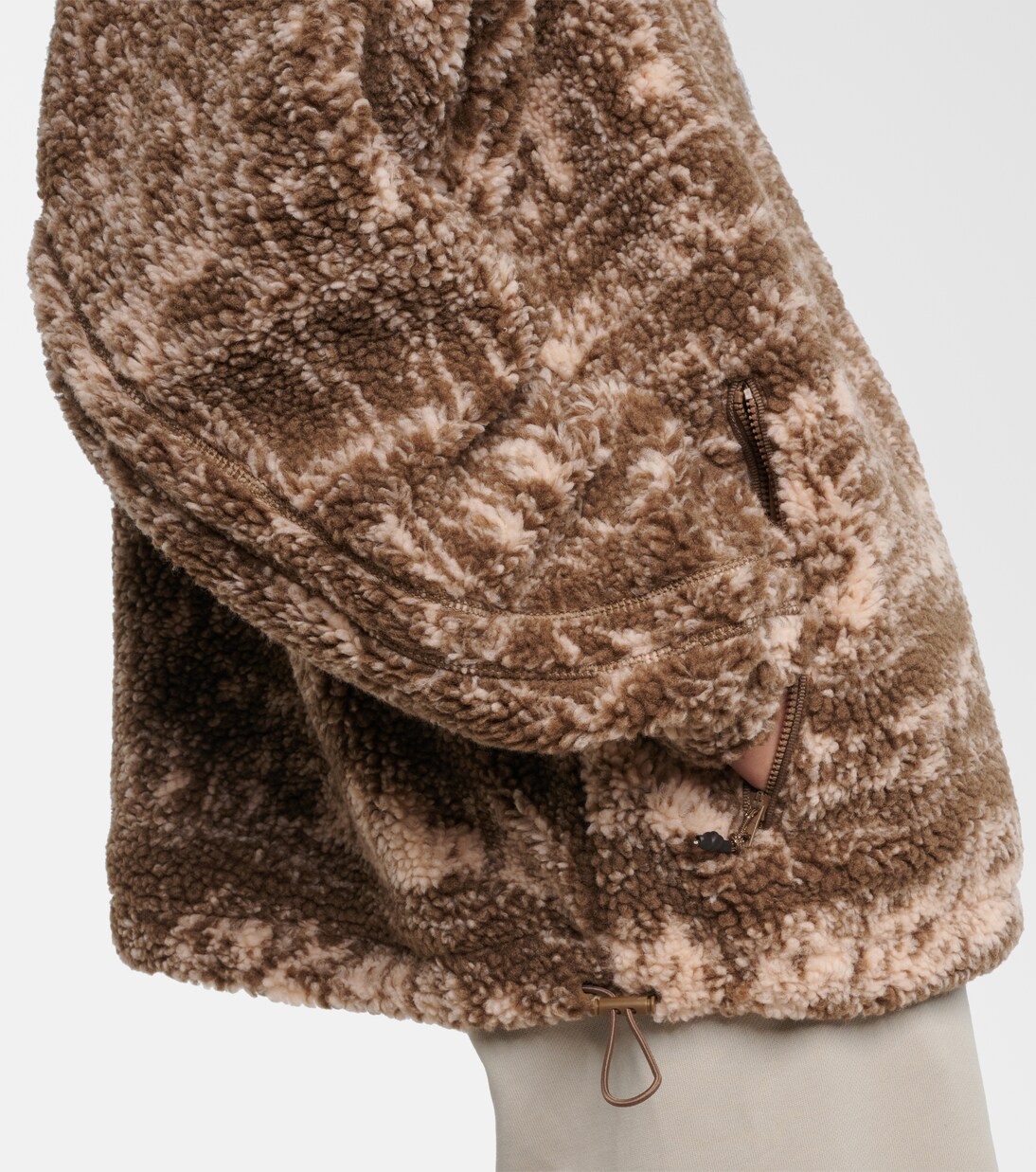 Chaqueta de forro polar estampada | Adidas by Stella McCartney