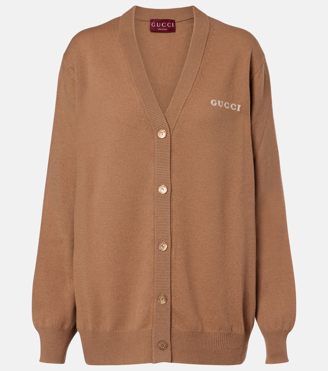 Logo cashmere cardigan | Gucci