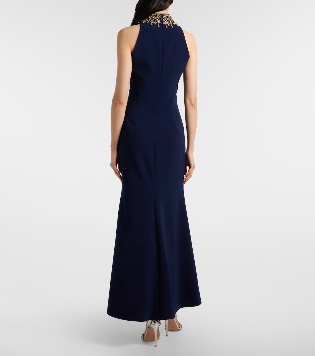 Robe longue Pechora à cristaux | Jenny Packham