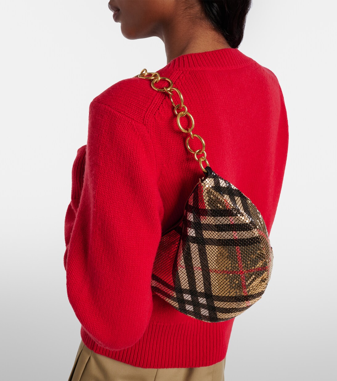 Medium Burberry Check shoulder bag | Burberry