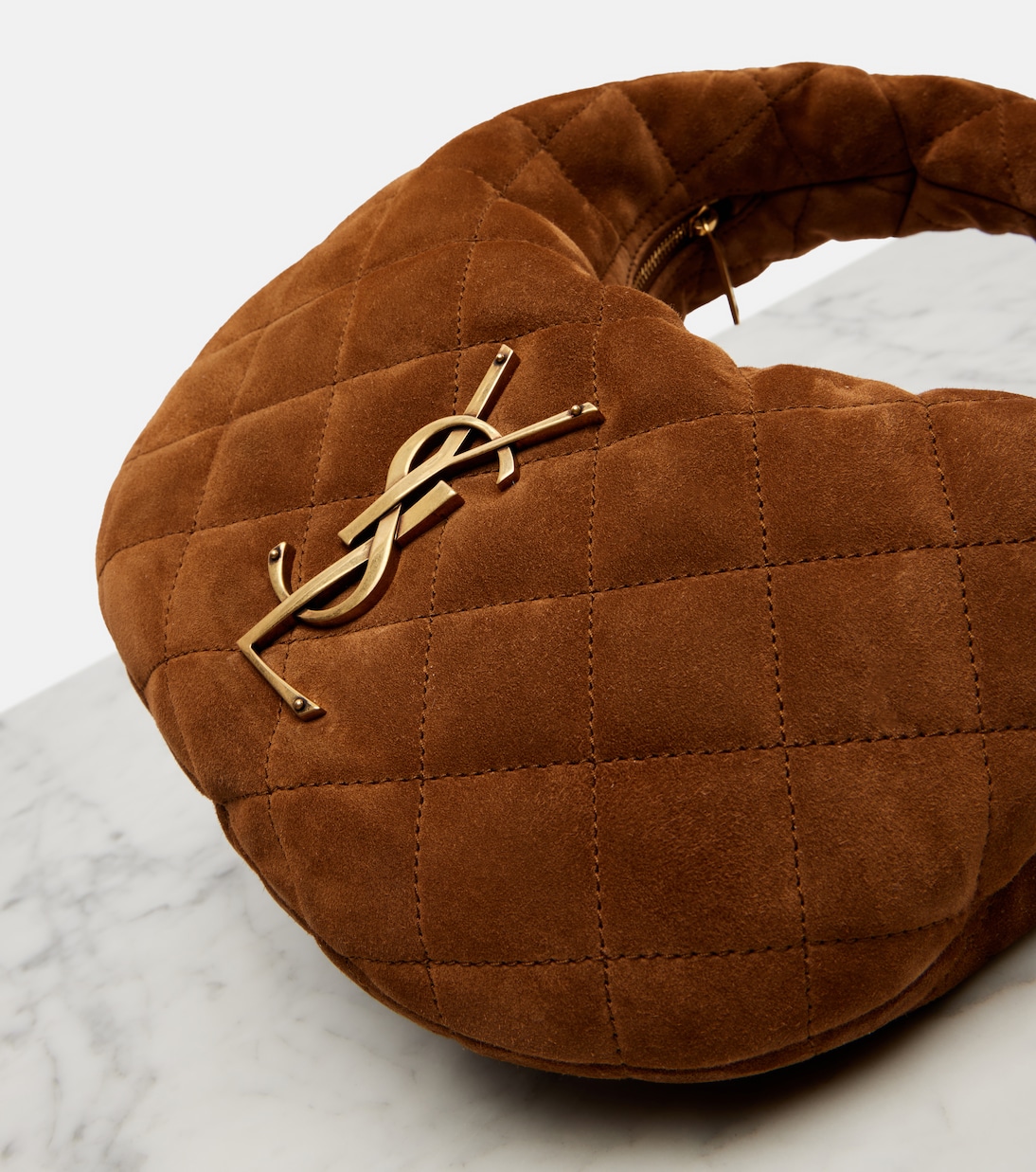 Tote Bag Icarino Mini aus Veloursleder | Saint Laurent