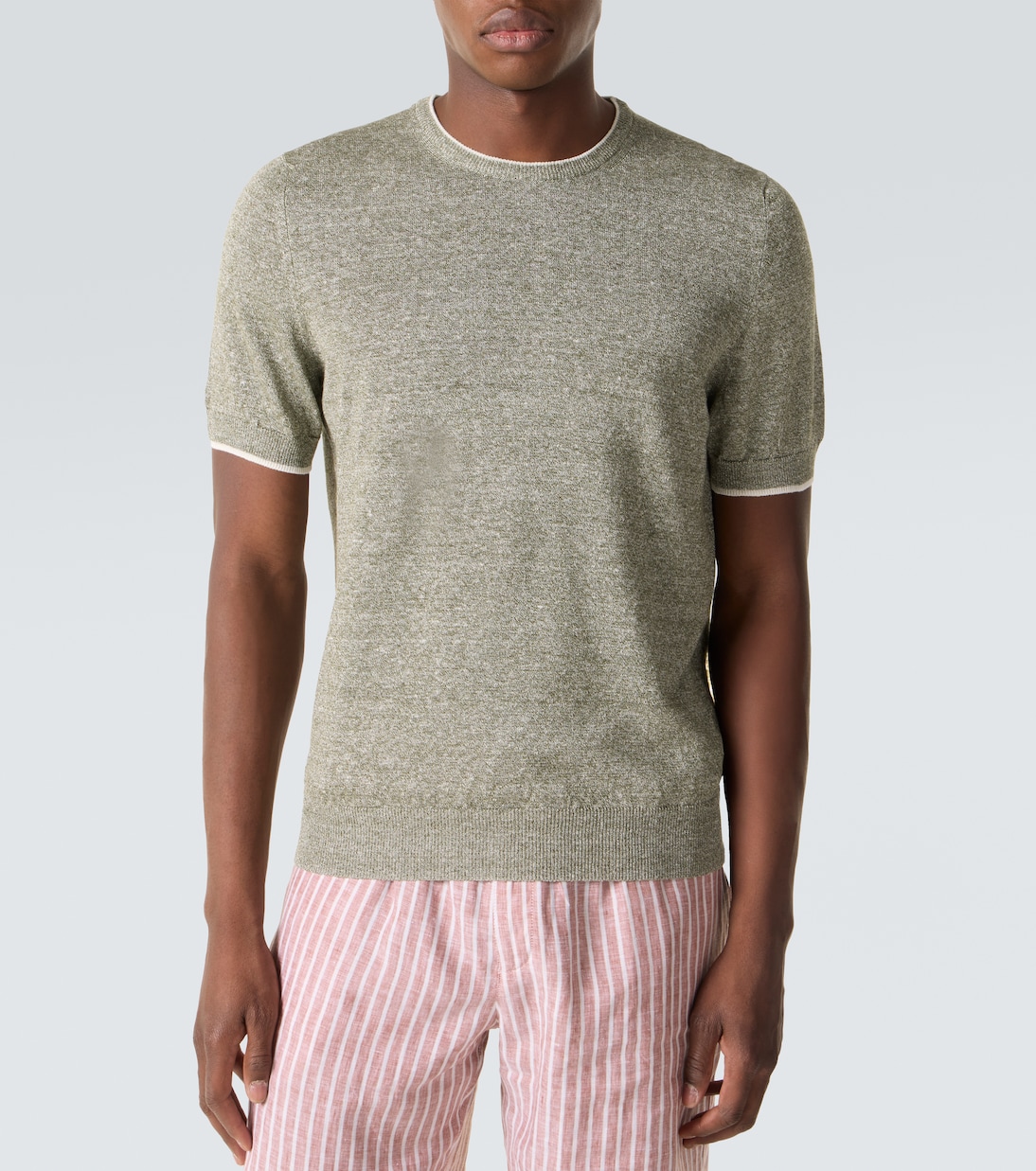 Linen and cotton sweater | Fedeli