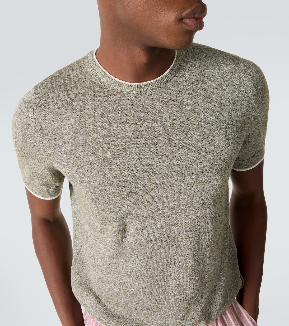 Linen and cotton sweater | Fedeli