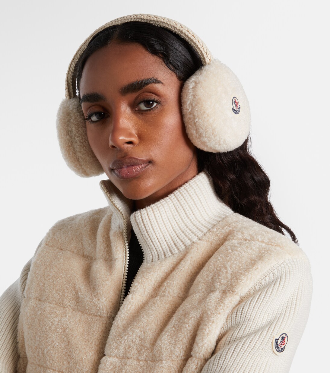 Orejeras de teddy con logo | Moncler