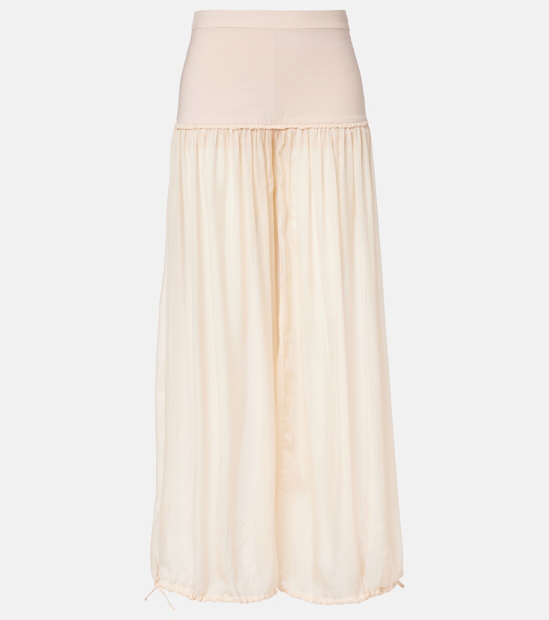 بنطلون بأرجل واسعة وخصر متوسط | Nensi Dojaka