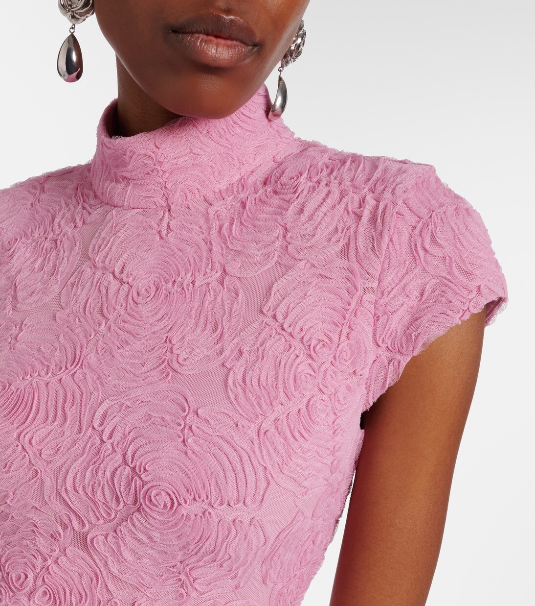 Floral mesh maxi dress | Rotate