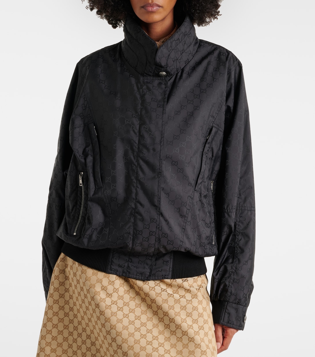 GG cotton-trimmed jacket | Gucci