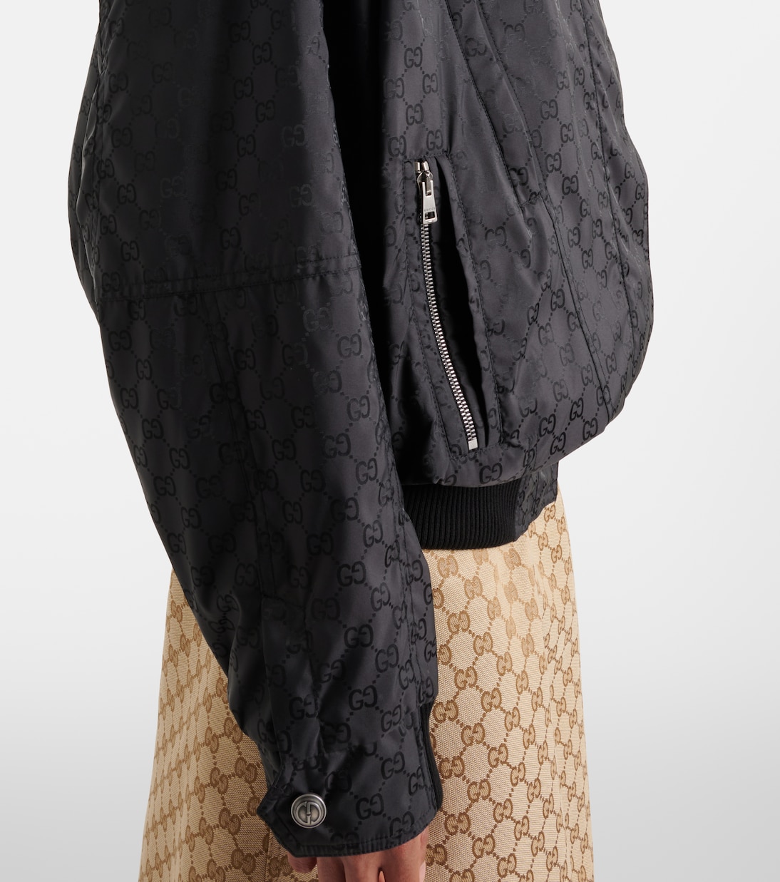 GG cotton-trimmed jacket | Gucci