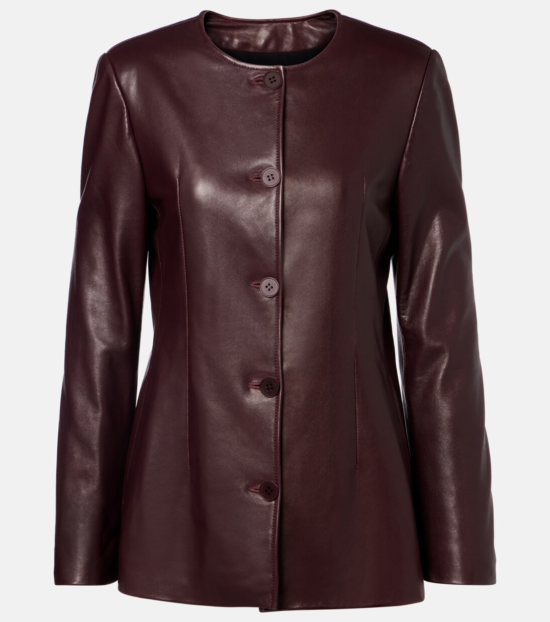 Maud leather jacket | Nour Hammour