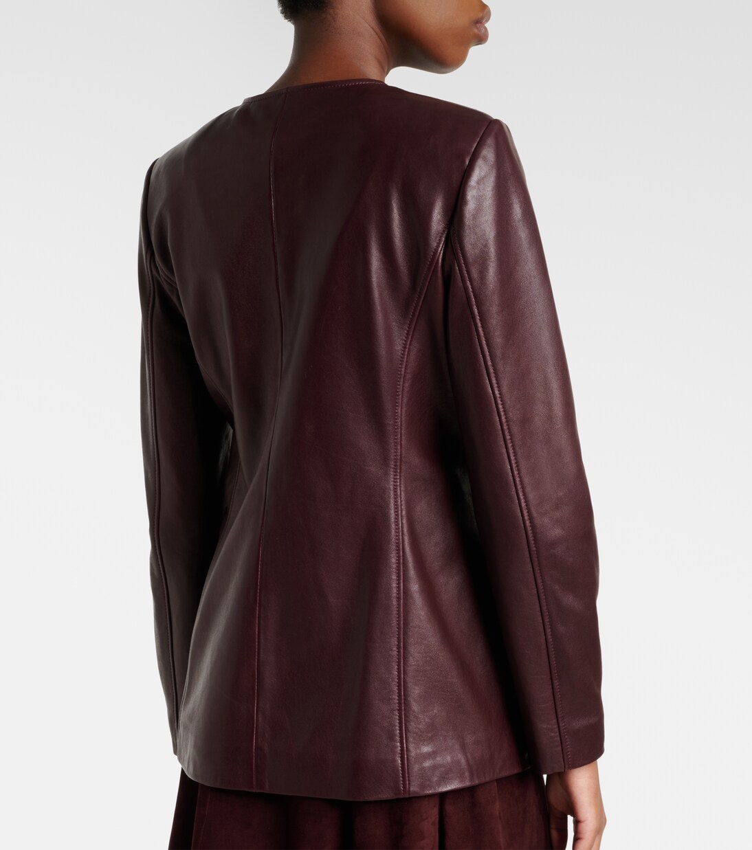 Maud leather jacket | Nour Hammour