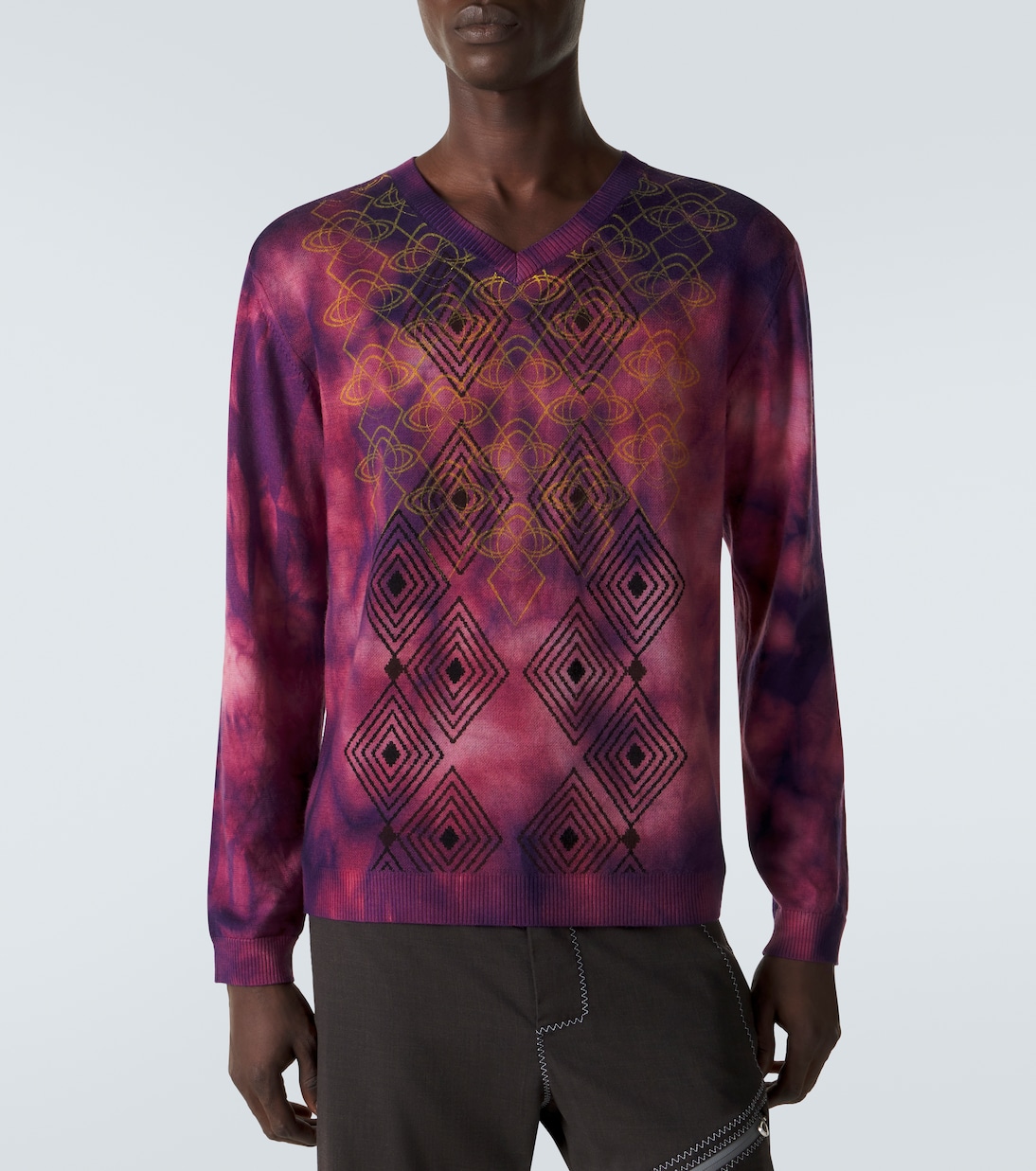 Hatha扎染羊毛毛衣 | Kiko Kostadinov