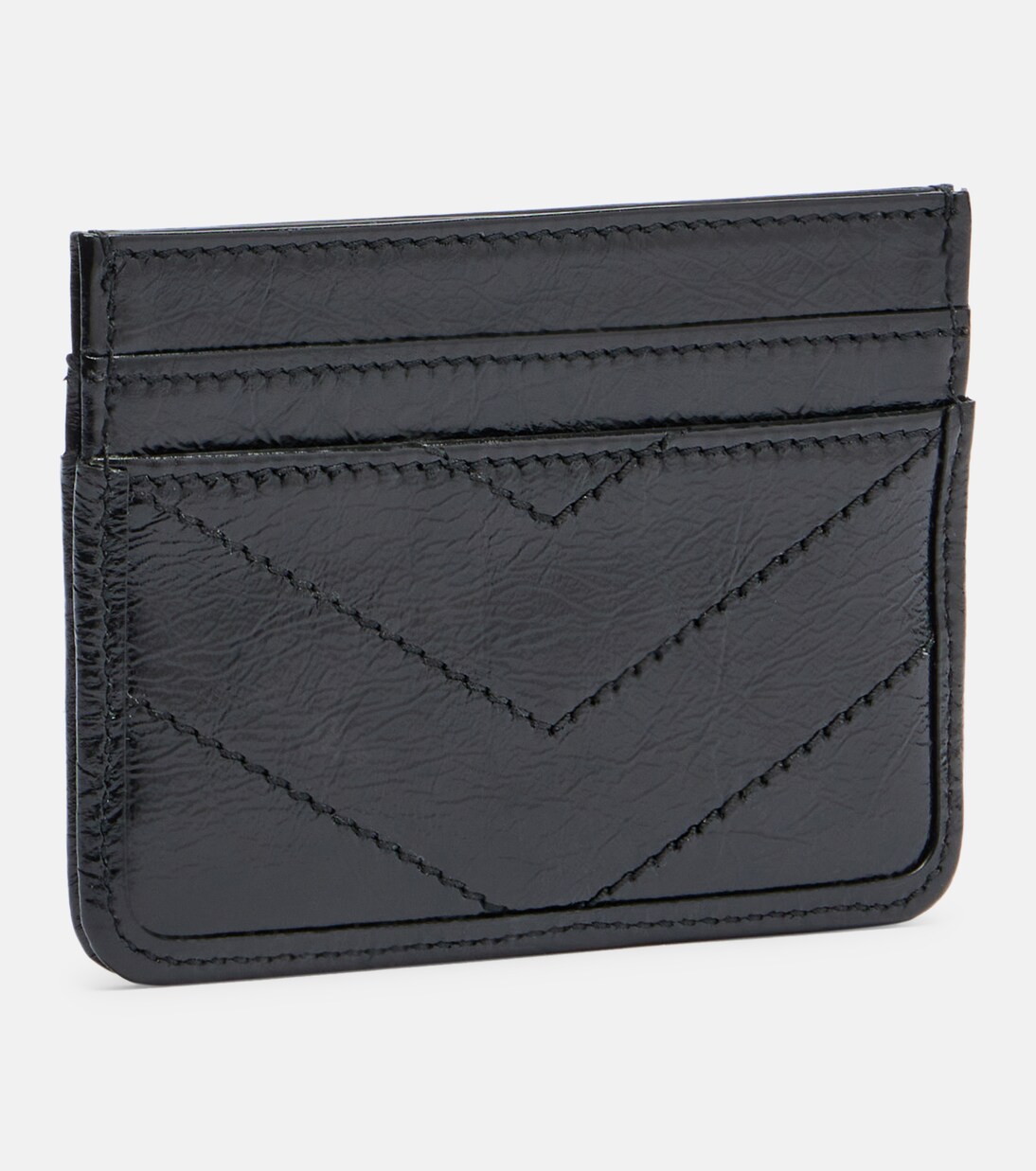 Niki patent leather card holder | Saint Laurent