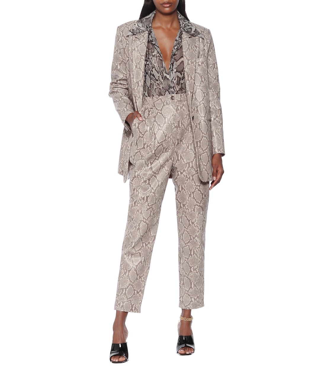 Wembley snake-effect leather pants | Magda Butrym