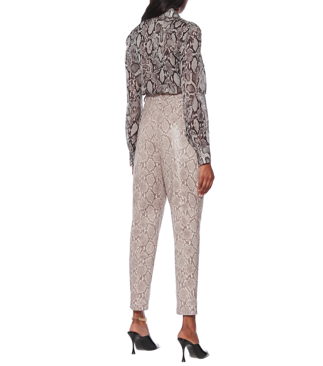 Wembley snake-effect leather pants | Magda Butrym