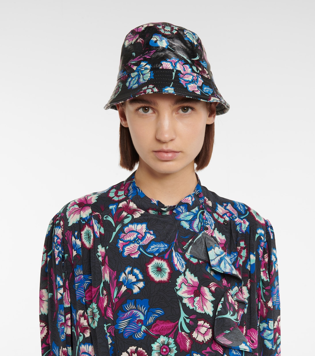 Cappello da pescatore Haley in pelle | Isabel Marant