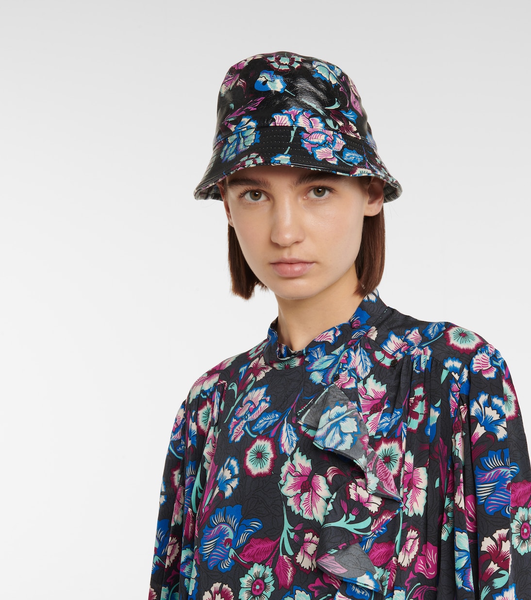 Cappello da pescatore Haley in pelle | Isabel Marant