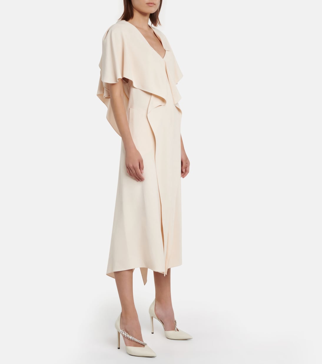 Abito midi Dolen in crêpe | Roland Mouret