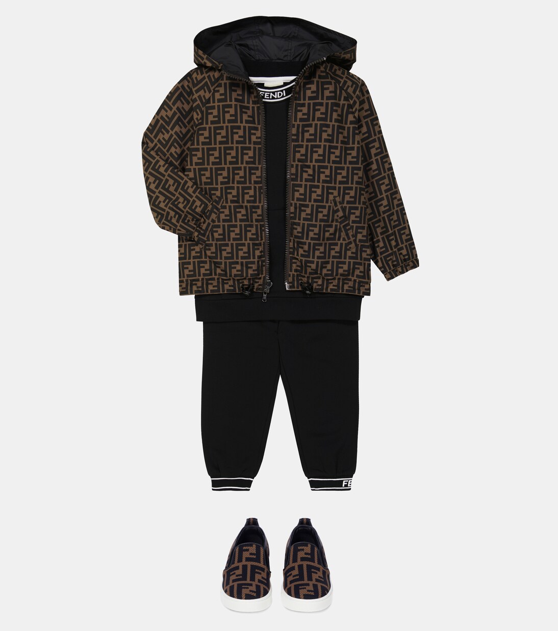 Slip-on in canvas FF | Fendi Kids