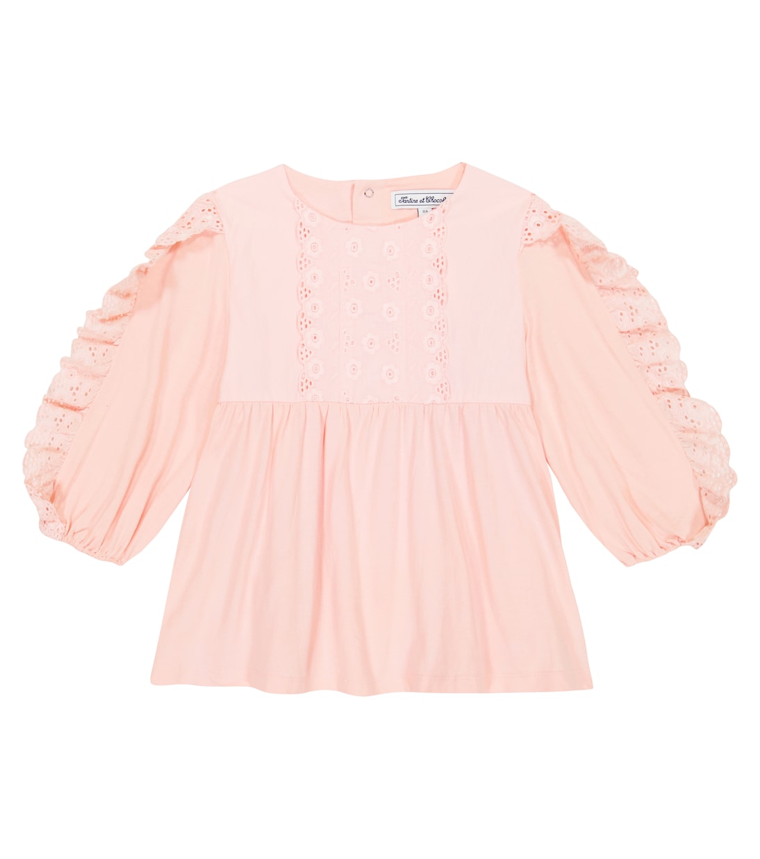 Bluse aus Baumwolle mit Lochspitze | Tartine et Chocolat