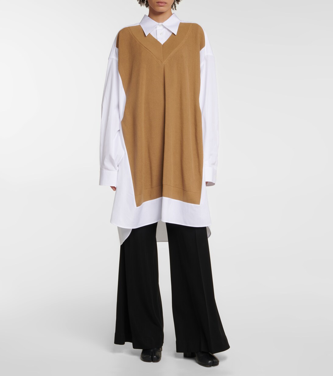 Vestido camisero de algodón | Maison Margiela