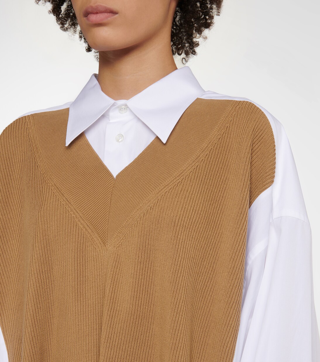Vestido camisero de algodón | Maison Margiela