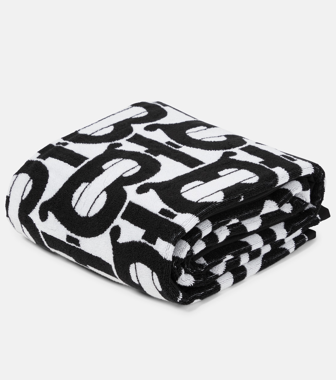 Monogram cotton jacquard towel | Burberry