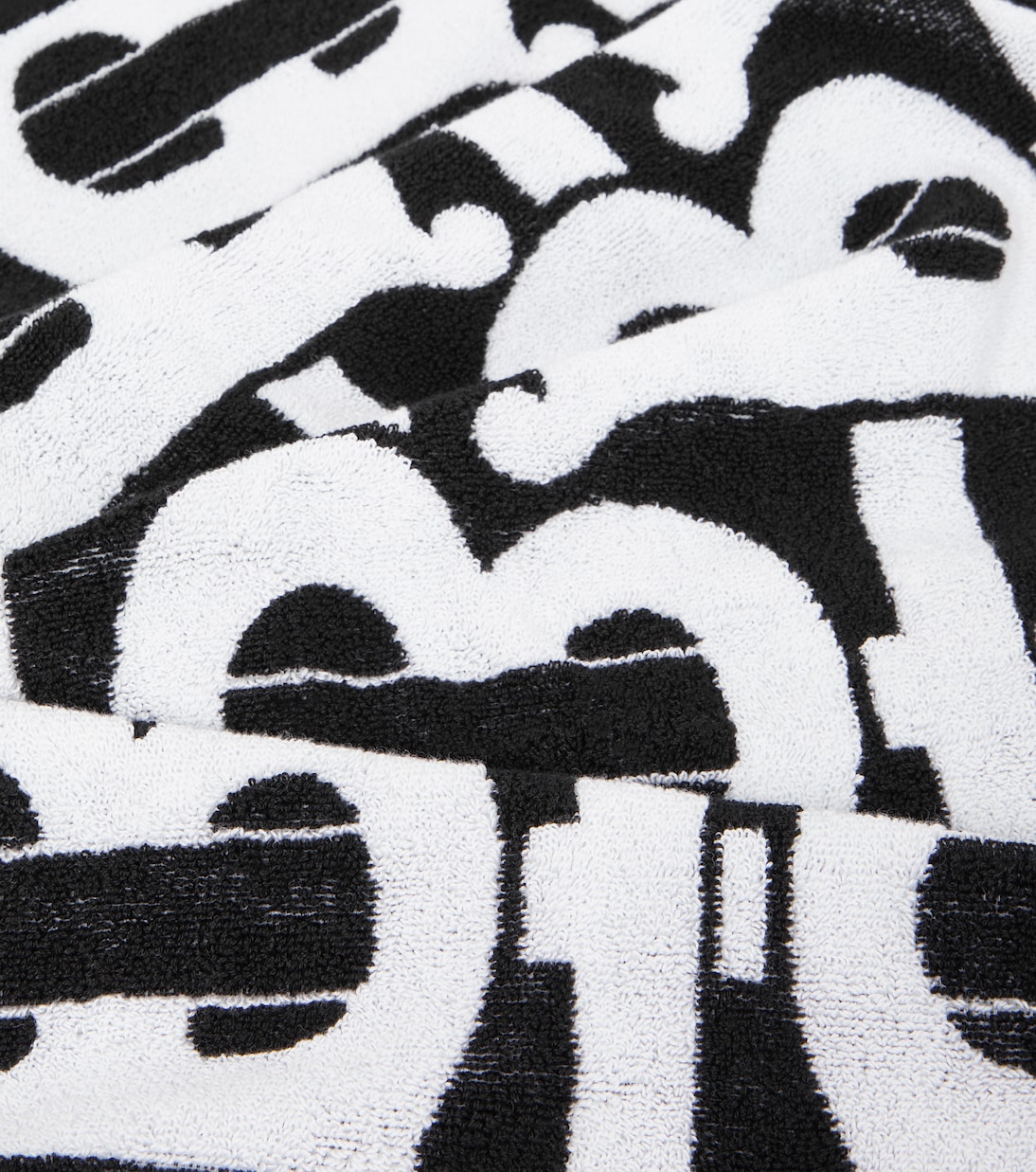 Monogram cotton jacquard towel | Burberry