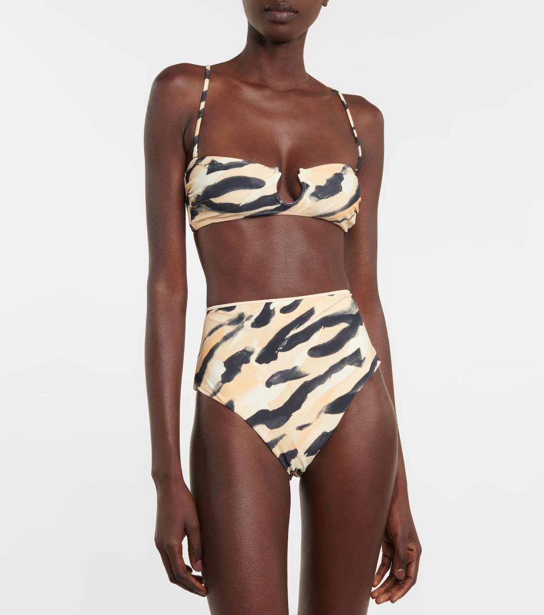 Top de bikini Mahy estampado | Nanushka