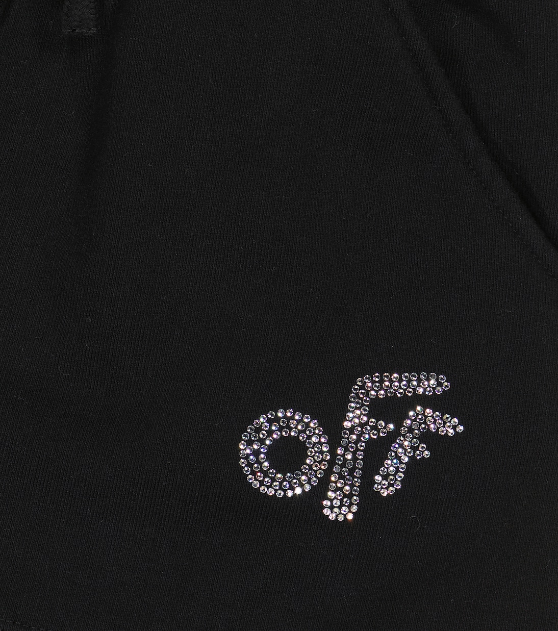Embellished cotton jersey skirt | Off-White Kids